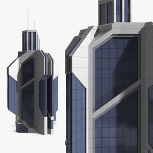 3D model Concept Trade Center