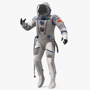 3D Sokol Space Suit Rigged model