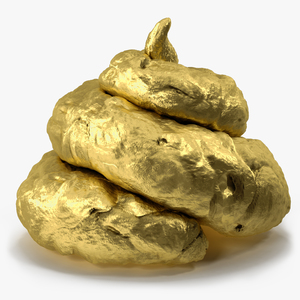 Pile Of Crap Golden 3D model