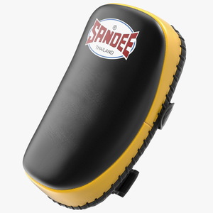 3D Sandee Curved Thai Leather Kick Pads