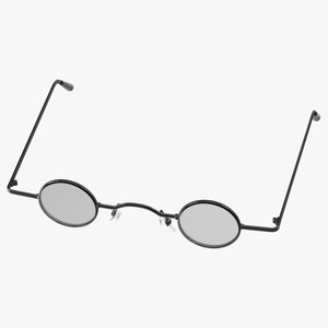 3D model Super Small Round Glasses