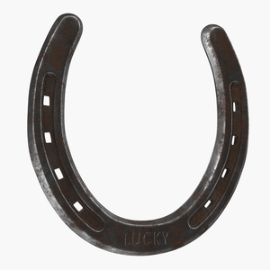 3D model Rusty Horseshoe