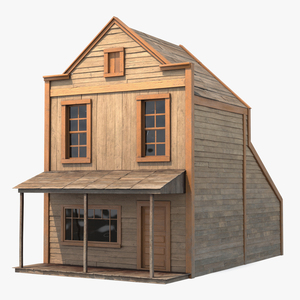 3D Western House With Terrace