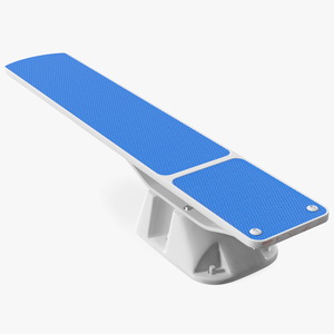 Pool Diving Board Blue 3D