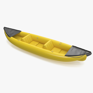 3D model Inflatable Kayak 2 Person