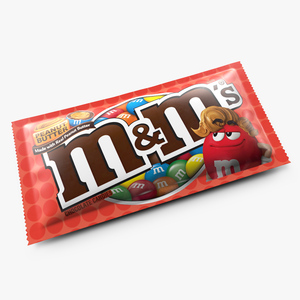 3D Candy Package M and Ms Red