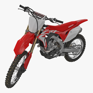 3D Competition Motorcycle Honda CRF250R 2018 Rigged model