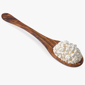 3D model Cottage Cheese Wood Spoon