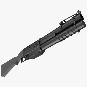 Tactical Grenade Launcher Game Weapon 3D