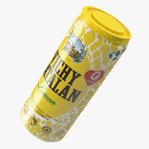 3D model Canned Mineral Water Vichy Catalan Lemon