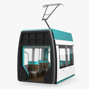 3D model Tram Wagon