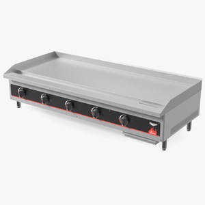 Vollrath 40840 Cayenne 60 Flat Top Gas Countertop Griddle 3D