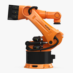 3D KUKA KR 500 FORTEC Industrial Robot Arm Rigged