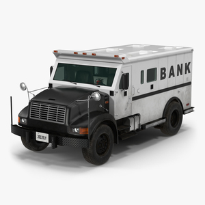 3D Bank Armored Car 2 model