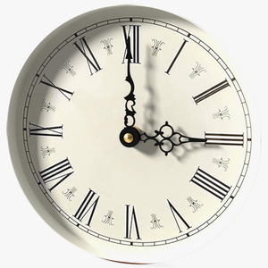 3D Vintage Clock Face model