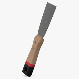 Scraper One and Half Inch Wood Handle 3D