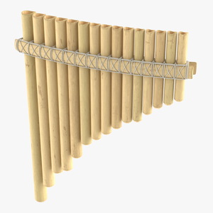 3D model Pan Flute Instrument