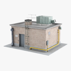 Chiller System Rooftop Mint 3D