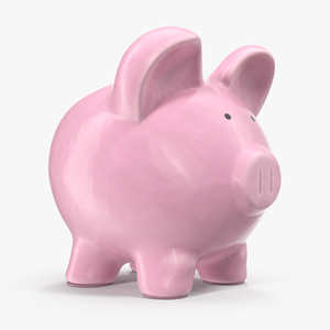 3D Ceramic Piggy Bank model