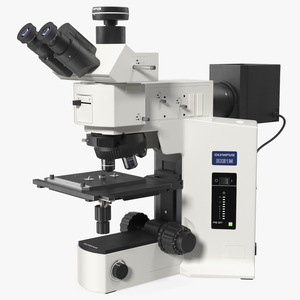 3D model Reflected Light Microscope Olympus BX51M