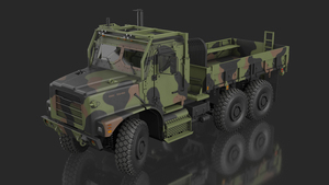 Medium Tactical Vehicle 6x6 Rigged 3D model