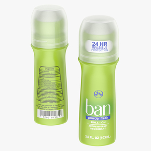 3D Ban Roll on Antiperspirant Deodorant