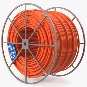 3D model Fiber Optic Cable Conduit Reel