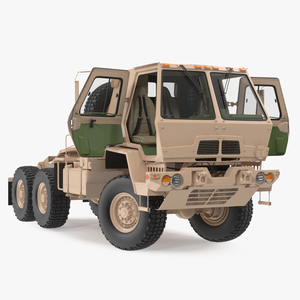 3D Oshkosh FMTV 5 Ton Tractor Rigged model