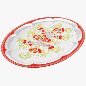 Vintage Soviet Tray 3D model