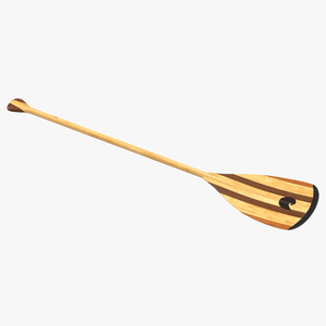 Canoe Paddle 2 3D model