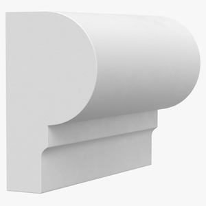 3D model Architectural Molding Gypsum Type 9