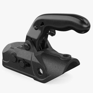 3D Trailer Handbrake Mechanism Black model