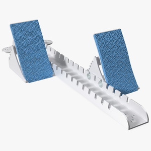 3D Aluminum Starting Block model