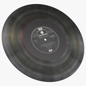 Vinyl Record The Beatles 3D model