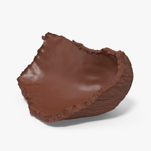 3D model Small Piece of Chocolate Bunny Tail