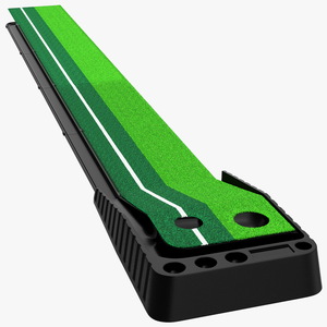 3D Indoor Golf Putting Green Portable Mat model