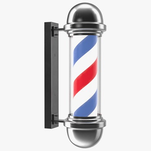 3D Barber Pole Glow