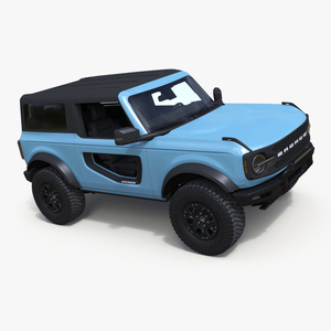 3D Ford Bronco Two Door Area 51 model