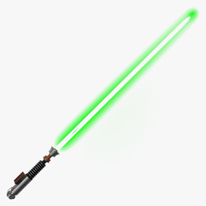 Star Wars Luke Skywalker Lightsaber 2 3D