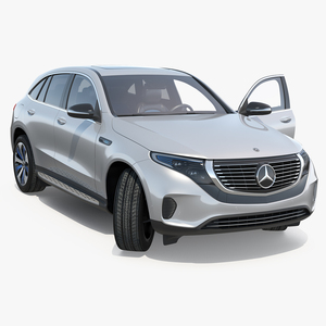 Mercedes Benz EQC Rigged 3D model