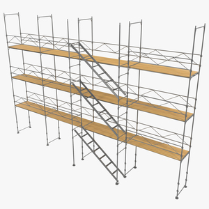 3D Pipe Staging Scaffold