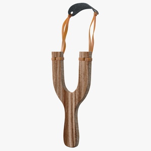 3D Slingshot Catapult Dark Wood model