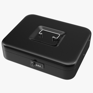 Cash Box Black 3D model