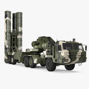 Russian S 400 Triumf Air Defense System Vehicle 3D