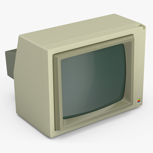 3D Vintage Apple Monitor