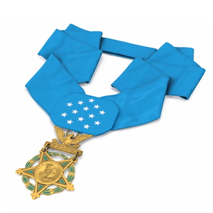 3D US Army Medal of Honor Lying model