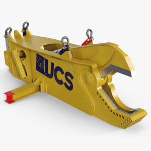 3D Offshore Pipe Shear Cutter