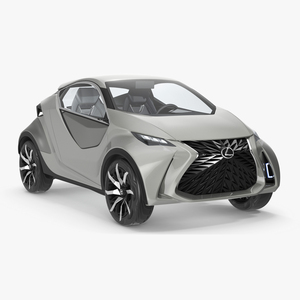 Concept Car Lexus LF-SA Simple Interior 3D model