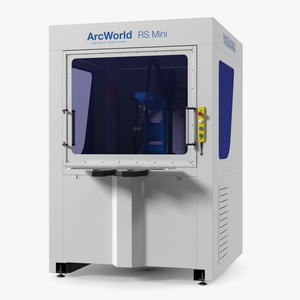 3D Yaskawa ArcWorld RS Mini Arc Welding Cell Rigged model