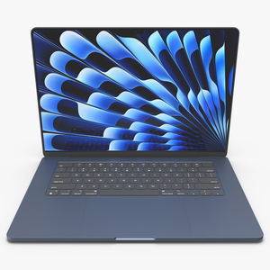 Midnight Apple MacBook Air 15 3D model